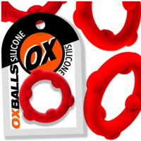 OXBALLS SPINNER single silicone ring RED OXBALLS SPINNER single silicone ring RED
